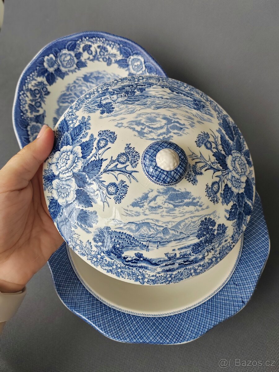Krásná keramická jídelna sada od Enocha Wedgwood Anglie - 6
