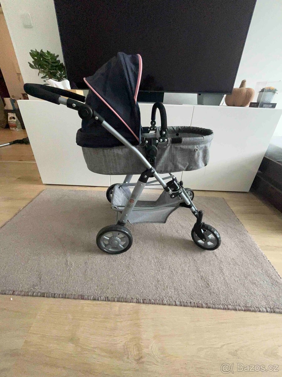 Kočárek na panenku zn. Chic - téměř nový - 6