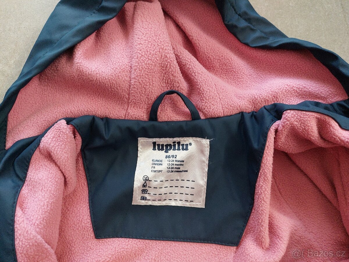 Dívčí nepromokavá bunda s podšívkou Lupilu 86/92 - 6