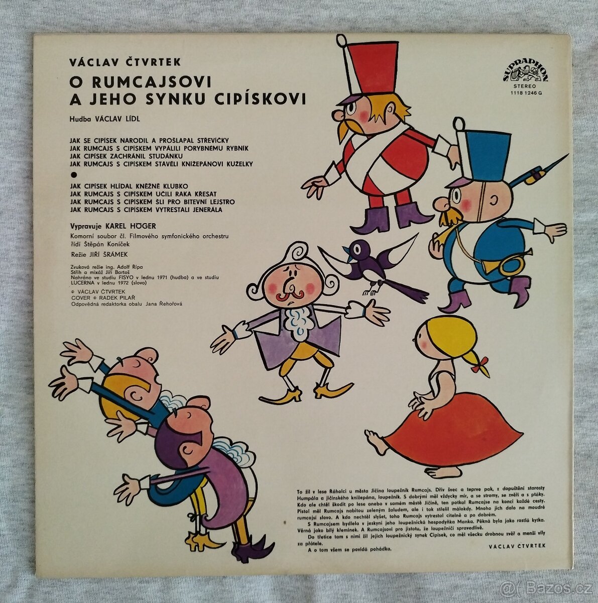 Gramofonový desky dětské pohádky - 6