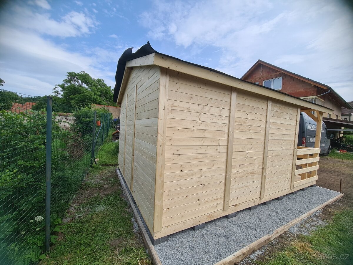 Záhradní dřevěna chatka - 6
