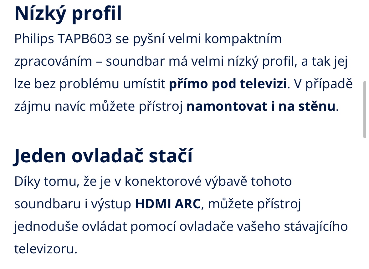 Soundbar Philips - 6