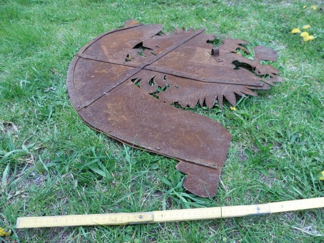 C.K.poštovní a telegrafický úřad-plechová cedule - 6