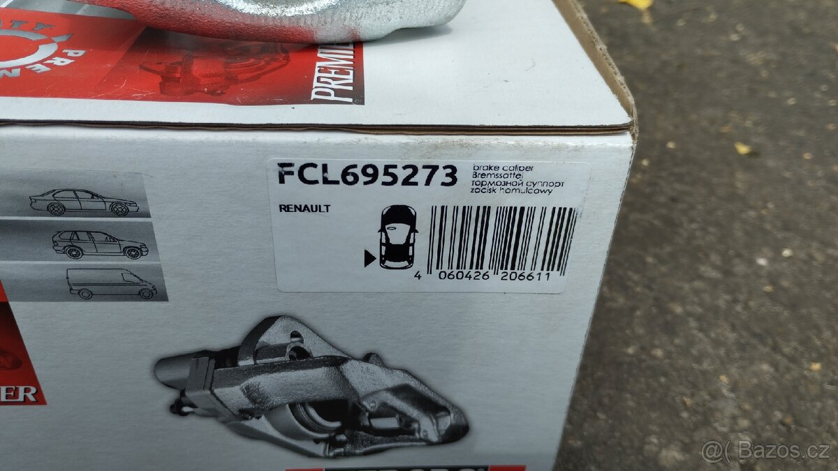 Nové zadní Brzdové třmeny Renault Master - 6