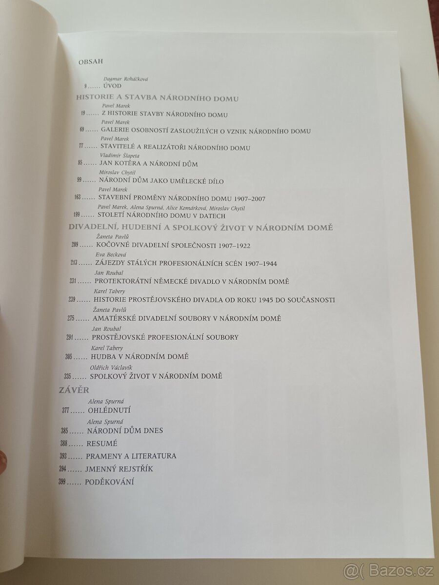 Národní dům v Prostějově 1907-2007 - 6