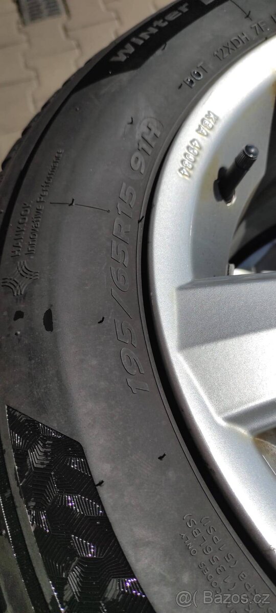 FIAT TIPO / FIAT 500L sada kol s pneu 15" - 6