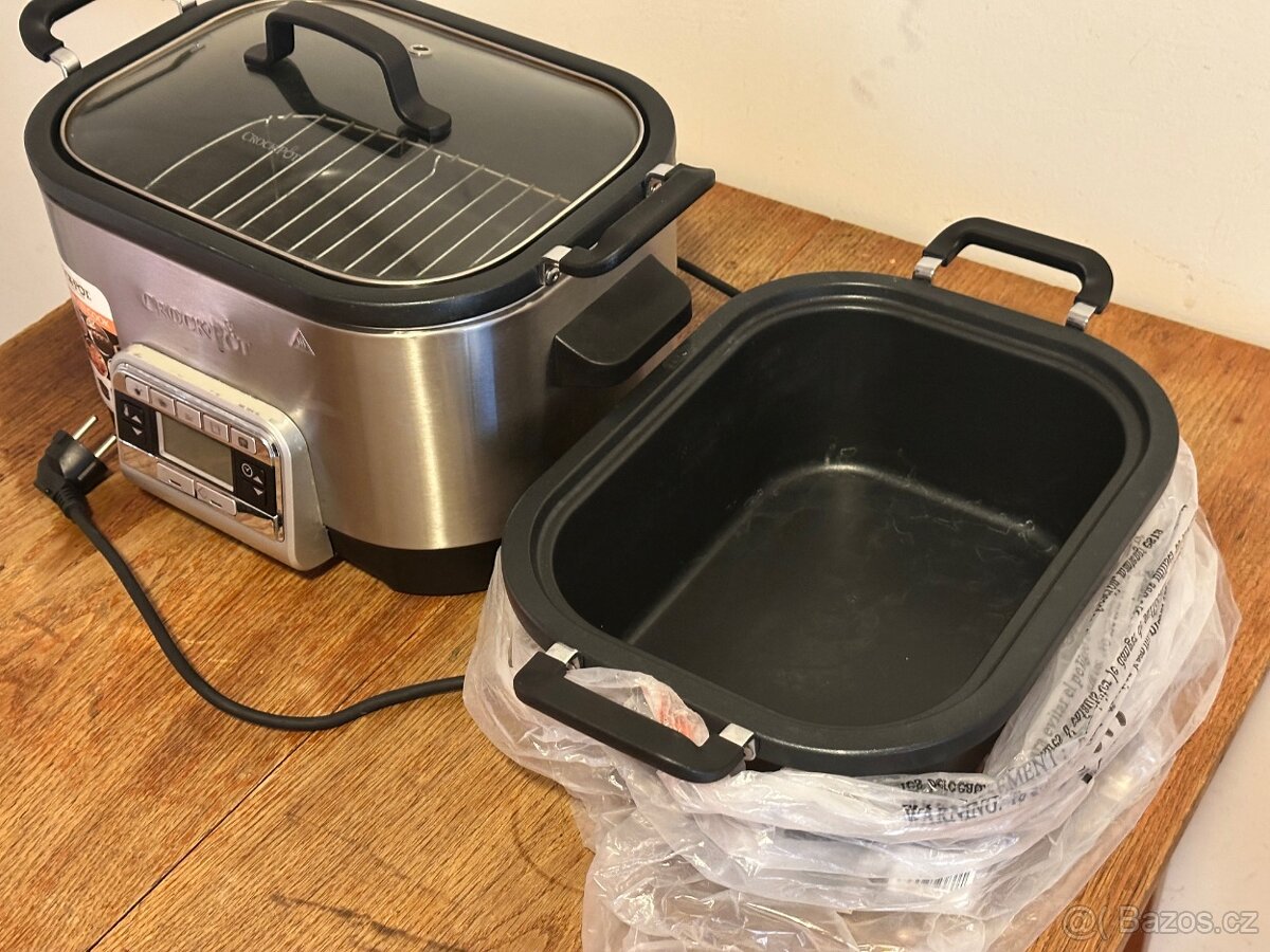 Multifunkční hrnec CrockPot (5,6ll) + NÁDOBA NAVÍC-TOP STAV - 6