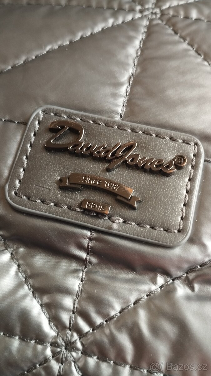 Šedo stříbrná kabelka - 6