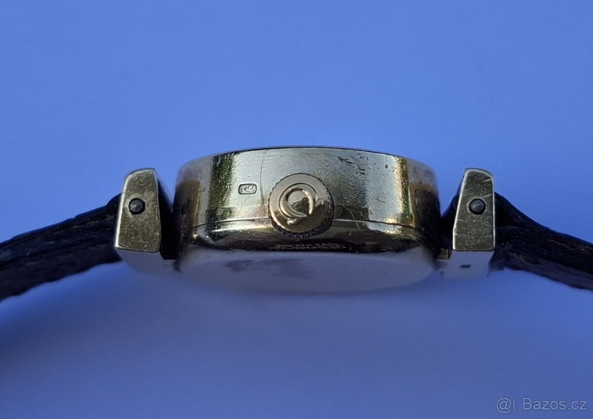 Dámské zlaté náramkové hodinky Omega 18K - 6