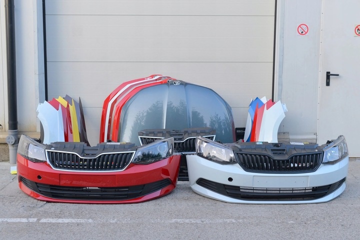 Škoda Fabia III, 3, 4 + lift - díly na přední část, airbagy - 6