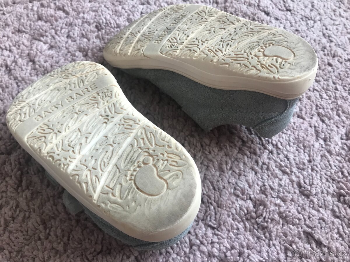 Dětské boty BABY BARE FEBO SPRING Grey, vel. 24 - 6