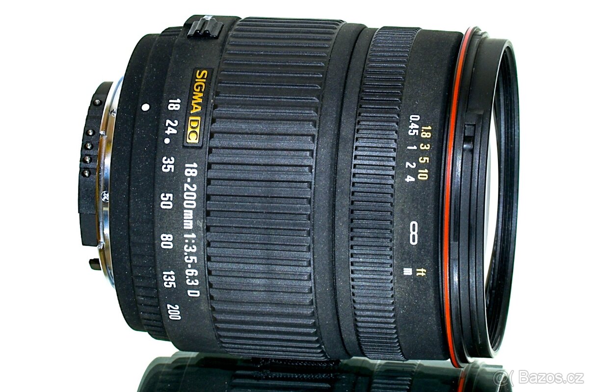 Nikon Sigma DC 18-200mm + UV filtr TOP STAV - 6