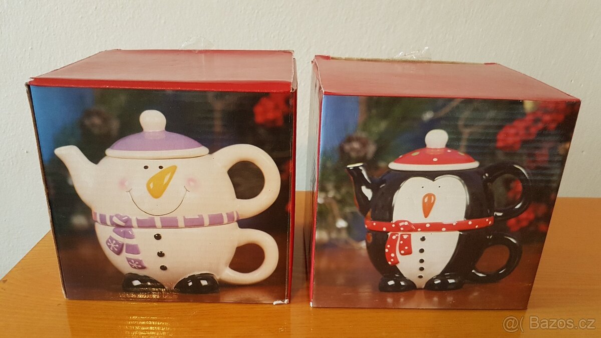 Konvička na čaj, hrnek s konvičkou - 6