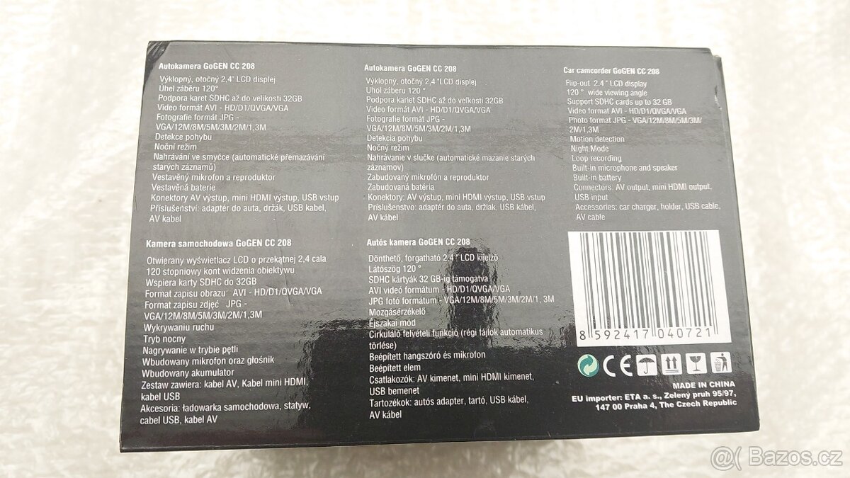 AUTOKAMERA COGEN CC 208 - 6