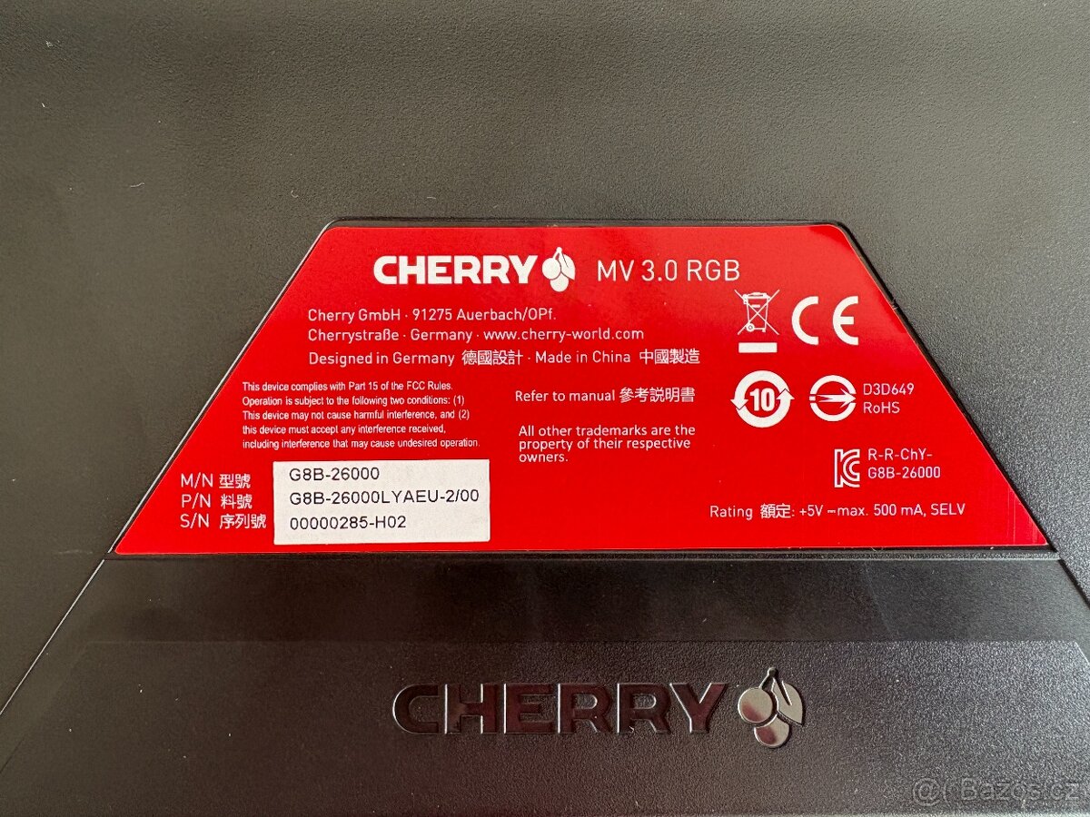 Herní klávesnice CHERRY MV 3.0 RGB podsvícení - 6