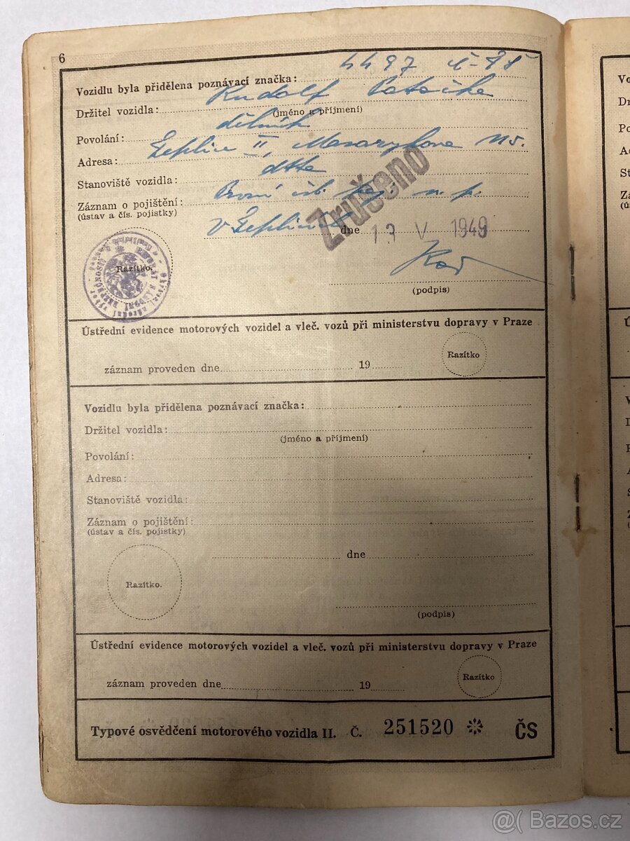 BMW R12 - typové osvědčení - 6