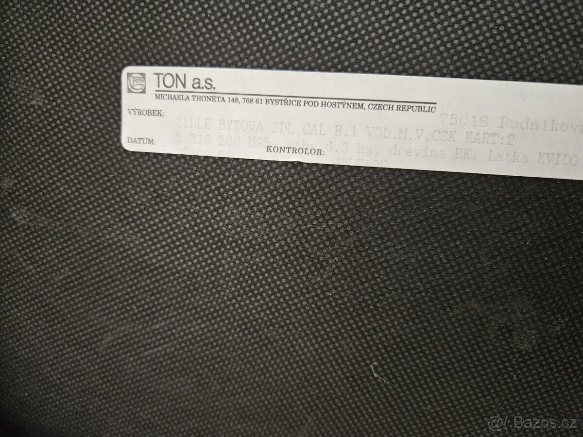 Stůl + 2ks židle TON - 6