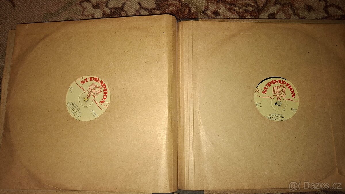 Šelakové gramofonové desky - Spejbl a Hurvínek - 25cm - 6