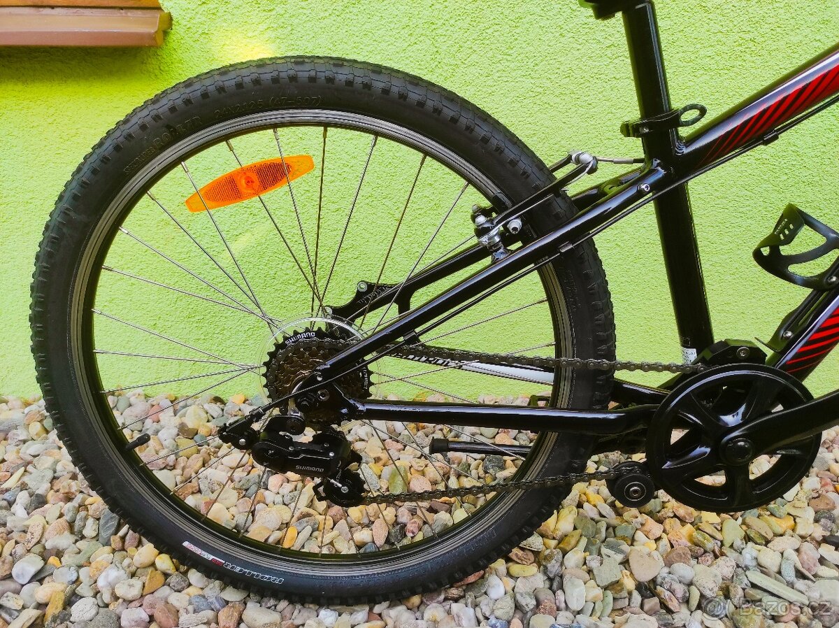 Značkové dětské kolo Specialized24"(černá/červená) - 6