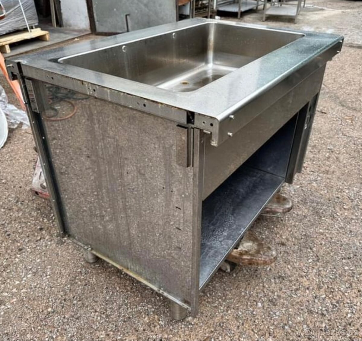 Výdejní ohřívací stůl - 3x GN1/1 - 6