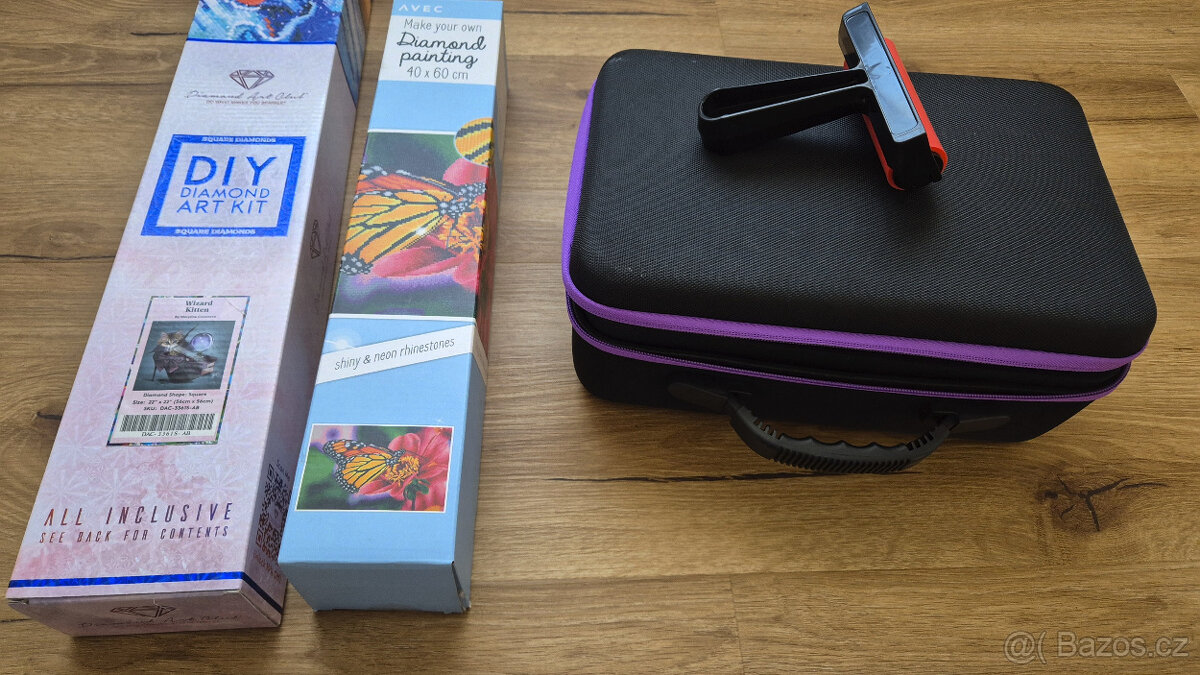 2x diamantové malování + kufřík - 6
