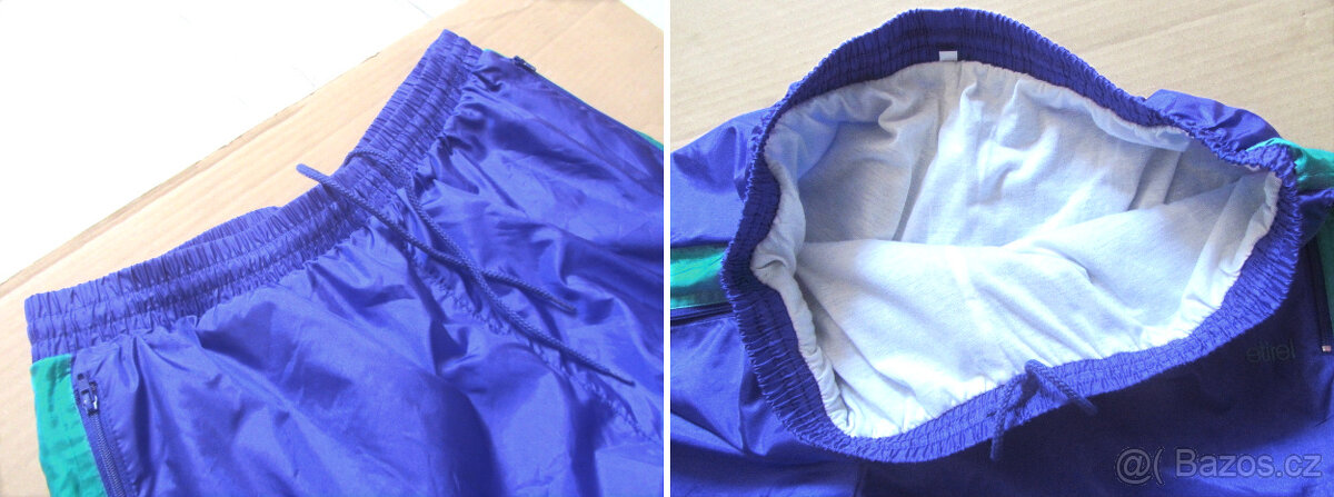 Vintage 90s pánské šusťákové kalhoty - 6
