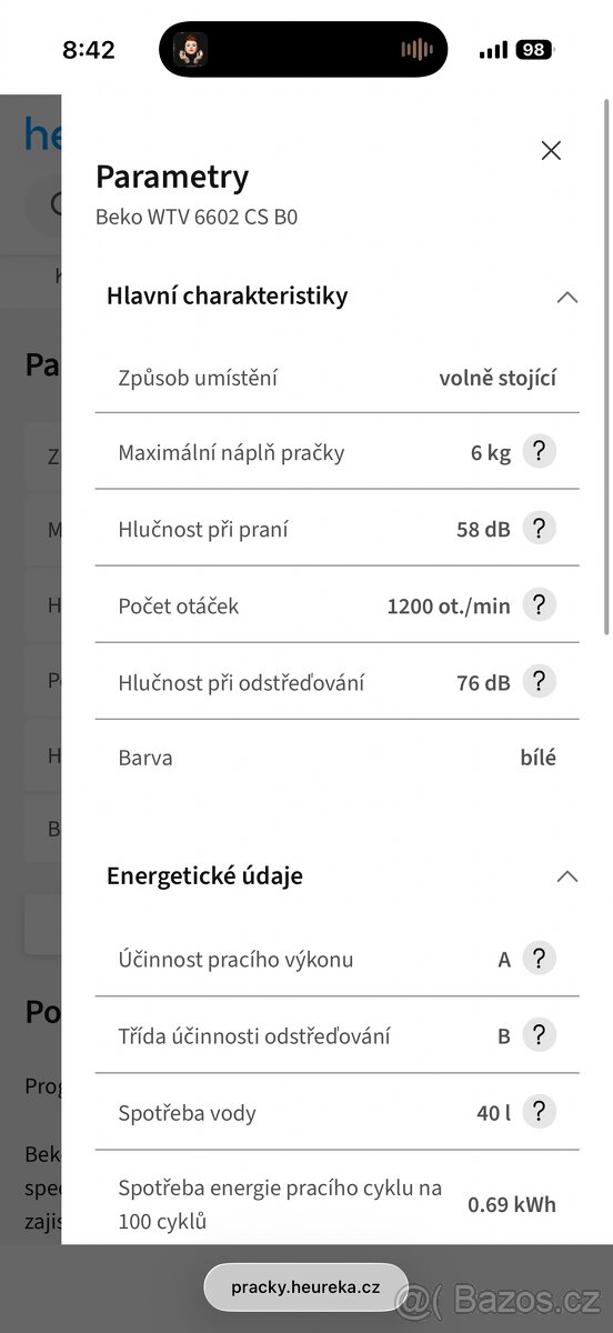 Pračka Beko - 6