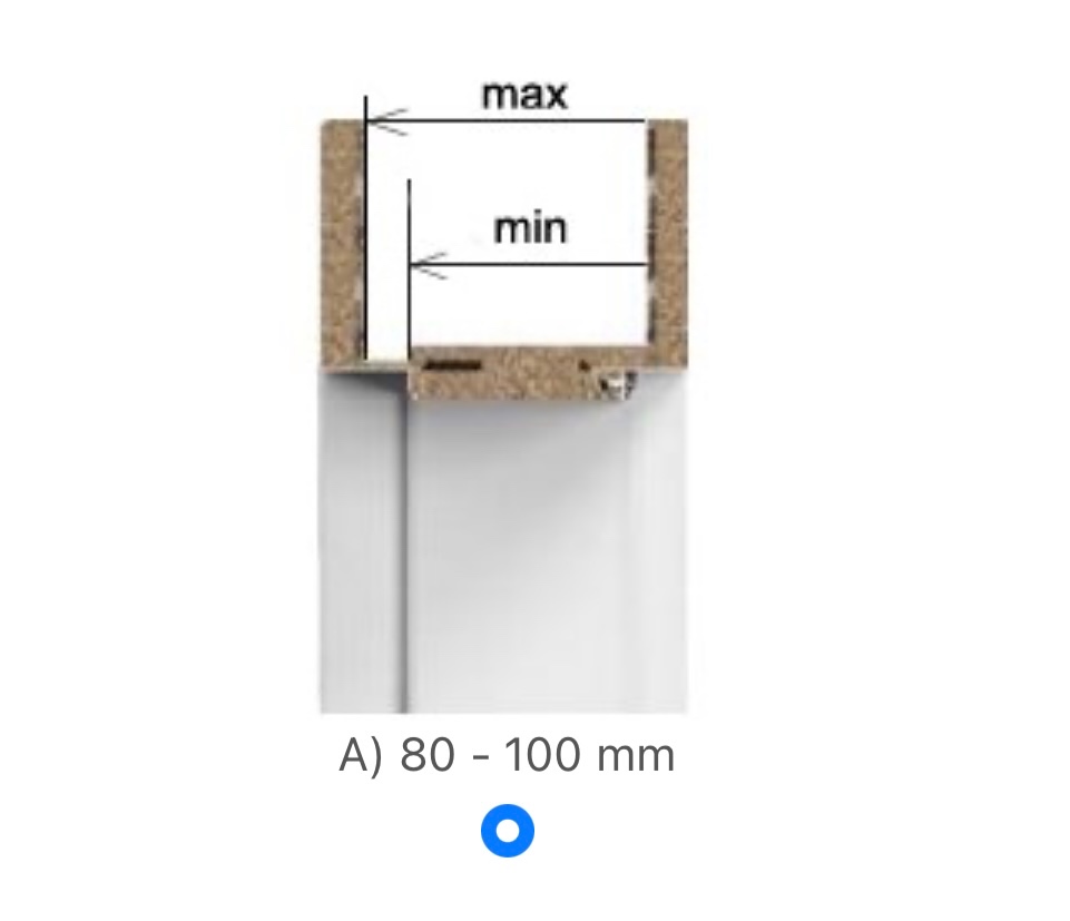 Obložka kovové zárubně OKZ - 6
