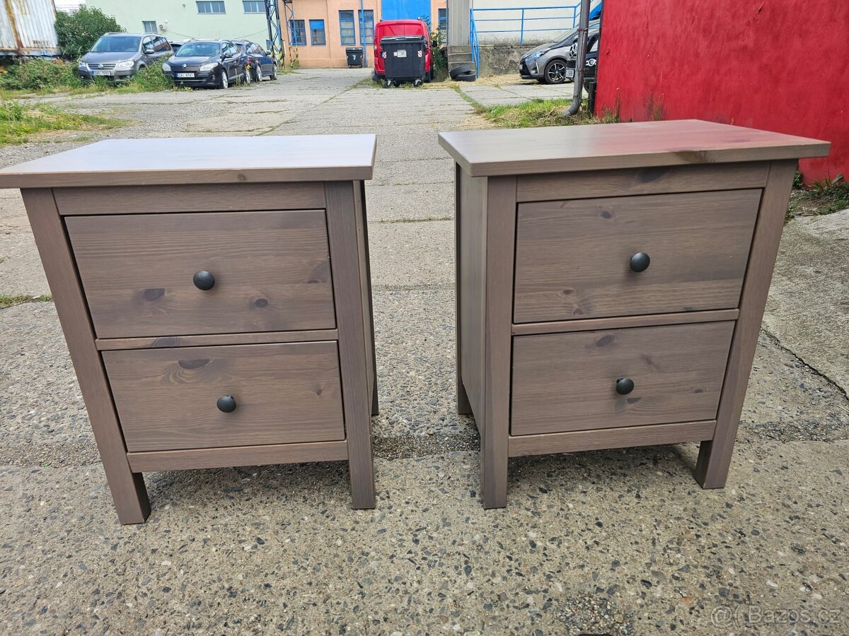 2x noční stolek Hemnes - 6