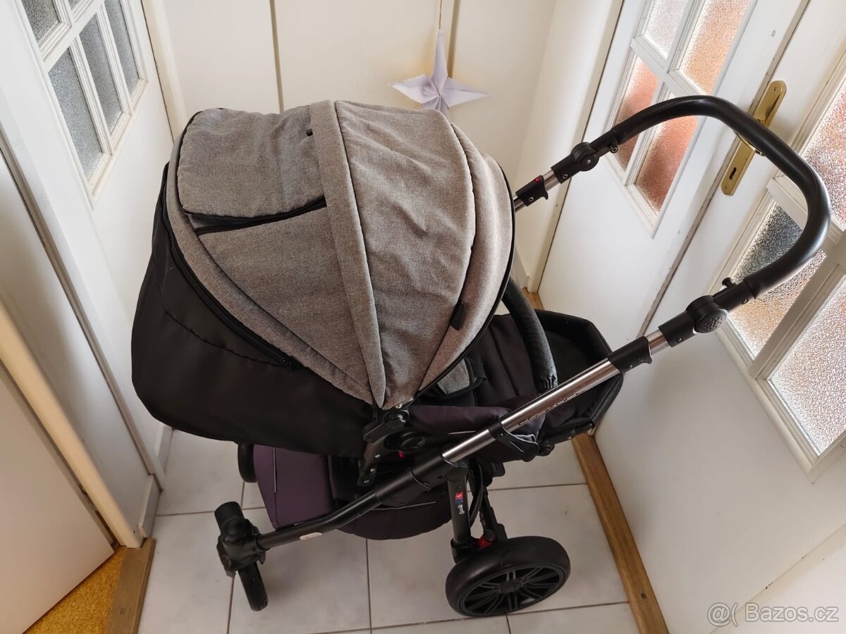 Kočárek Dorjan comfort dvojkombinace + vajíčko Cybex Aton 5 - 6