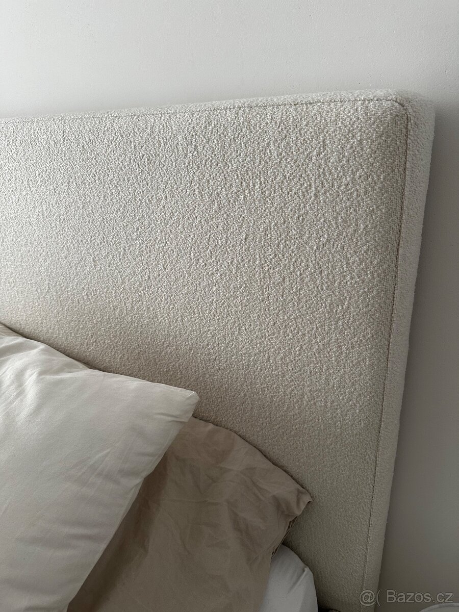 Čalouněná postel Modesto Frame, Wooden Oak + matrace v ceně - 6