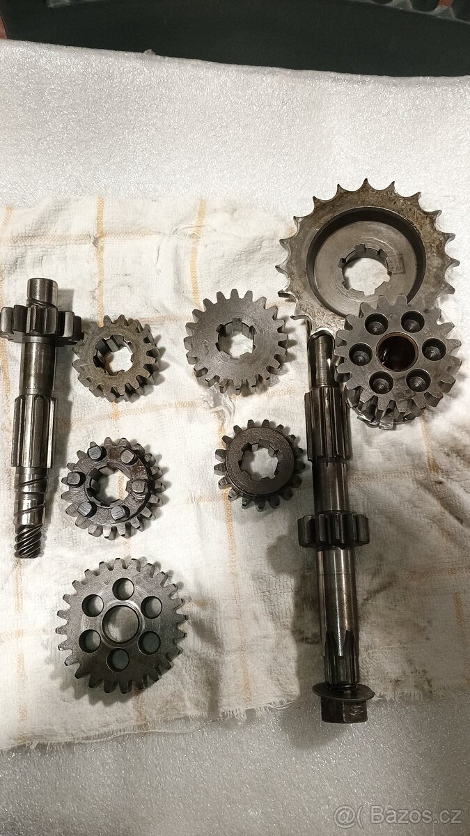 Převodovka Jawa 350, 250 pérák, kejvačka - 6