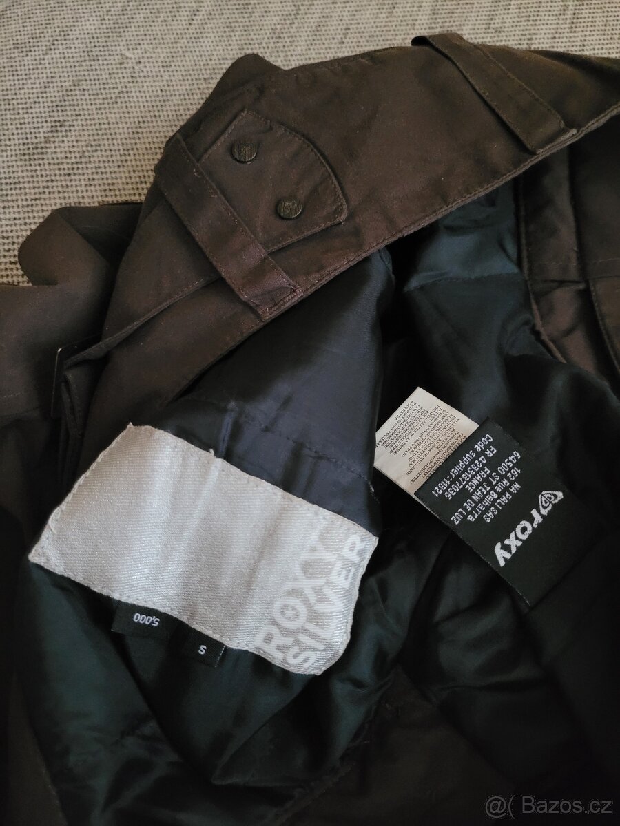 Dámské hnědé lyžařské kalhoty zn. Roxy, vel. S - 6