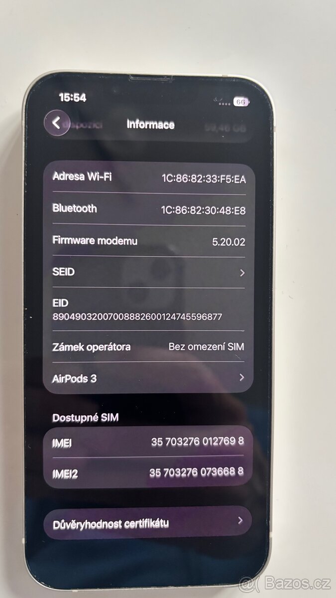 iPhone 13 white - zánovní stav - 6