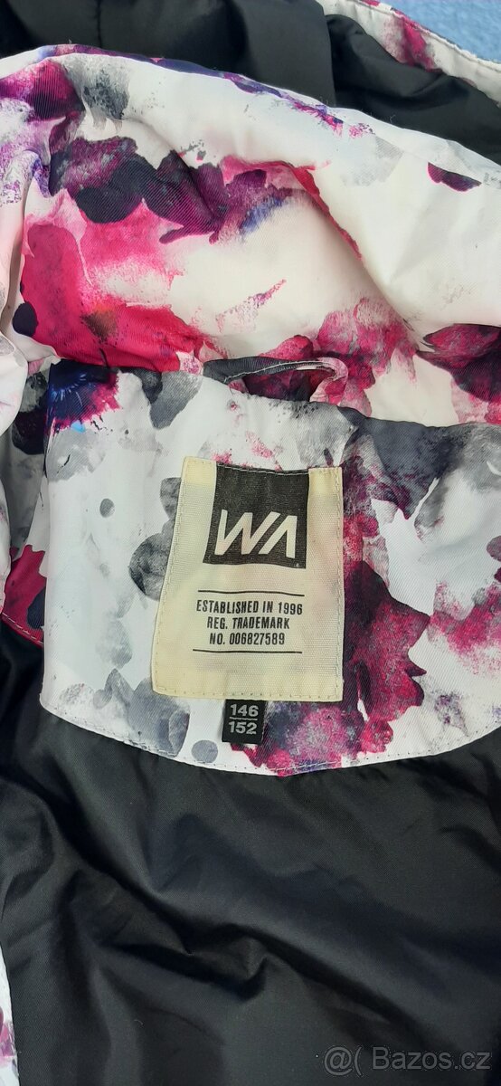 Zimní lyžařská bunda 146/152 top stav - 6