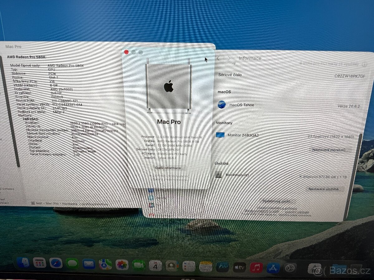 Mac Pro 2019 / Xeon W 580X / 32GB / 1TB SSD - 6