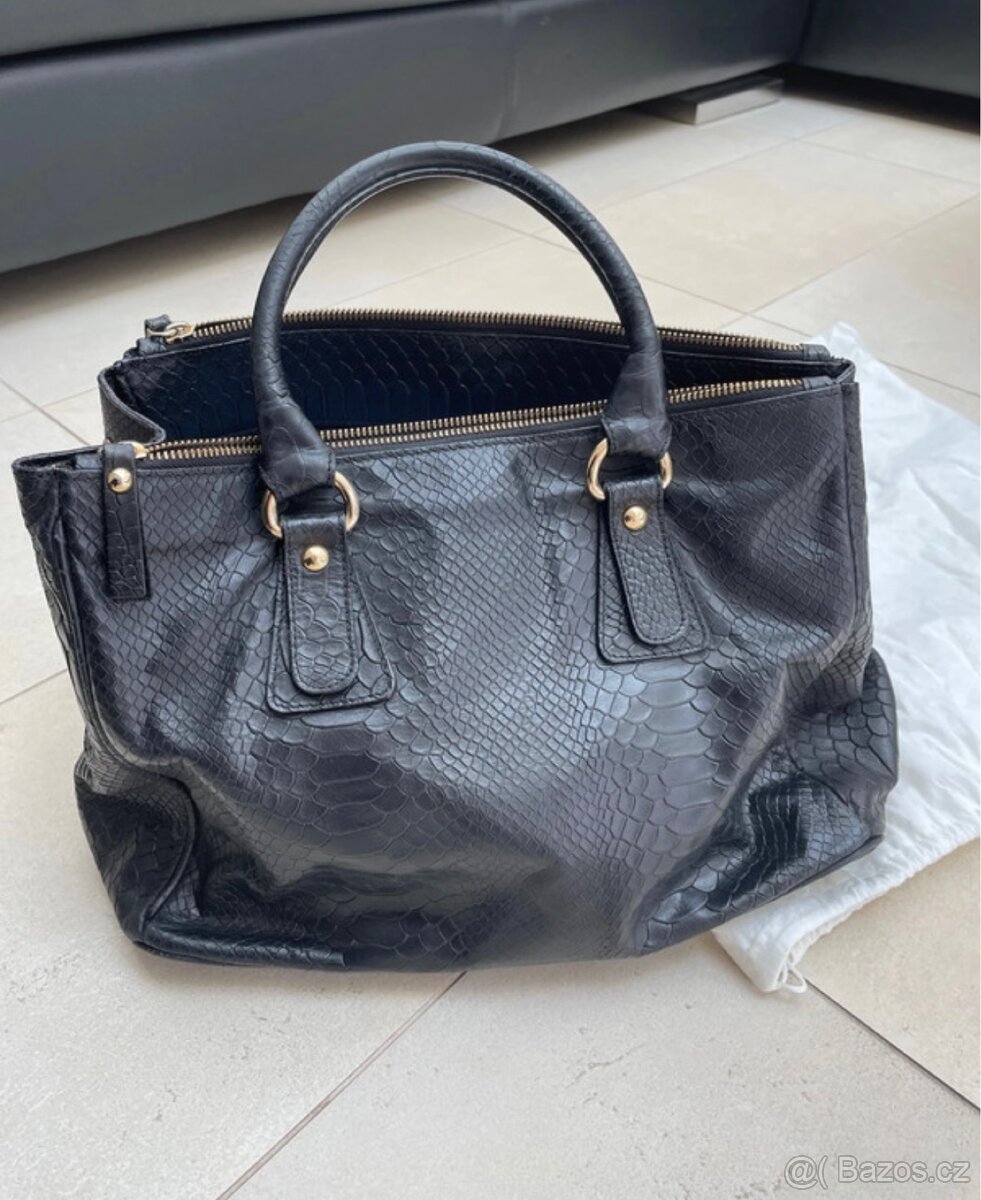 Černá kožená dámská kabelka Marella - 6
