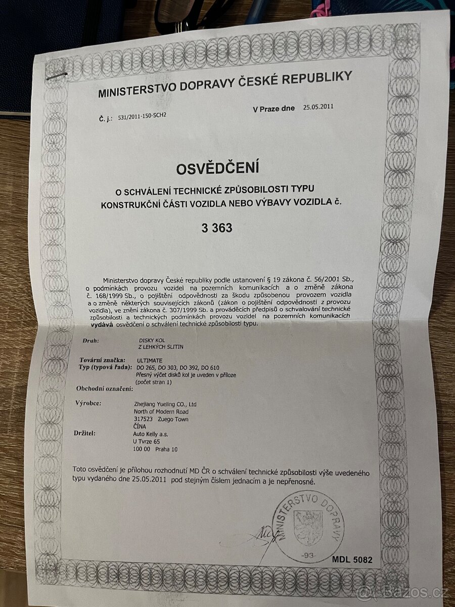 Alu kola a gumy r 16 - 6