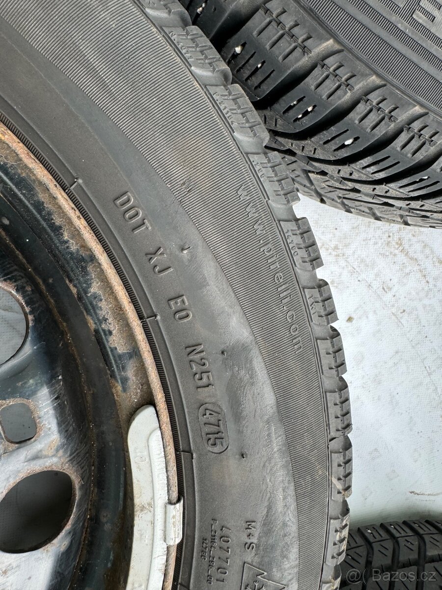 Sada disků Škoda Rapid 5x100 vč. pneumatik 185/60 R15 - 6