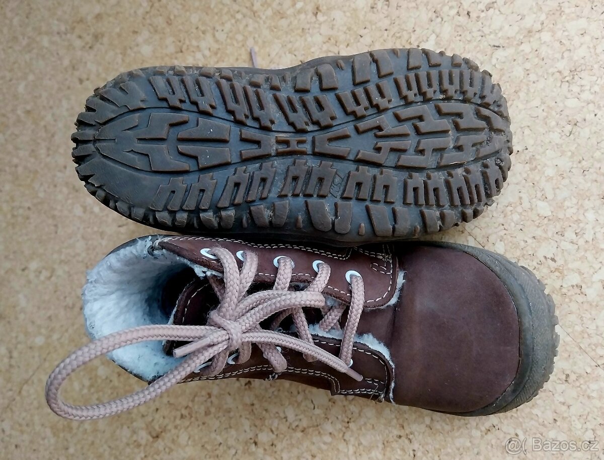 Bačkory, zimni boty, vel. 24 - 6