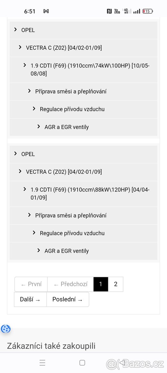 Prodám EGR ventil - 6