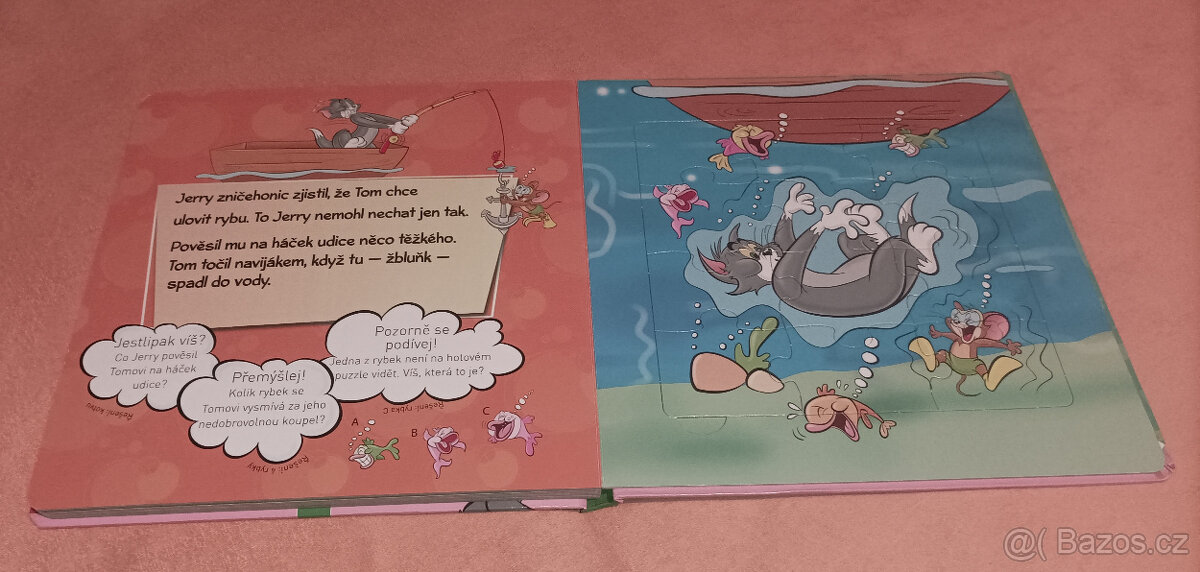 Velká kniha s puzzle Tom a Jerry - 6