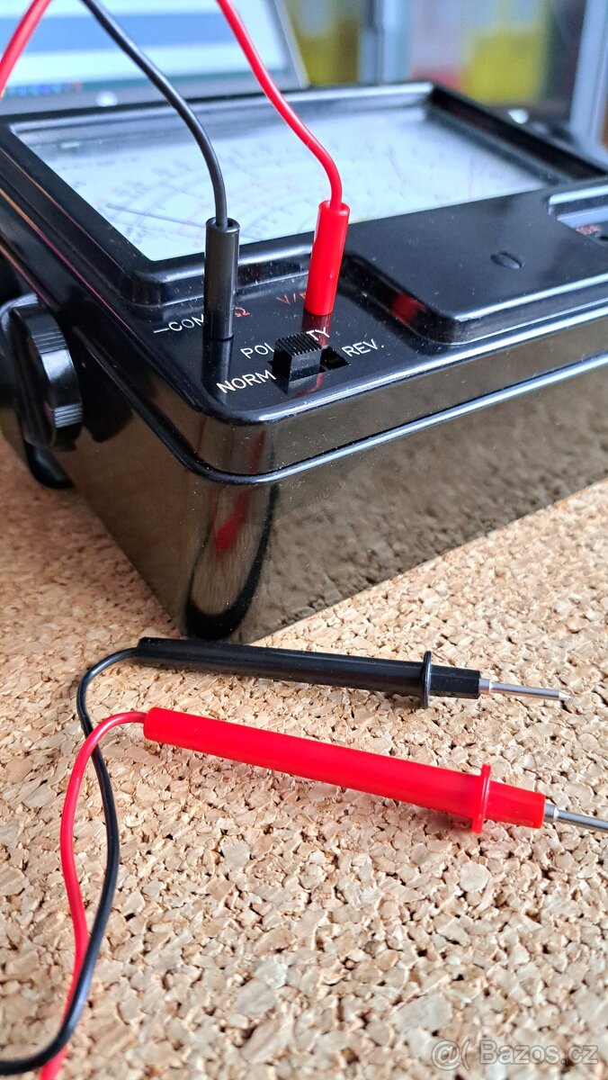 Měřící šňůry s 2 mm banánky pro historické měřáky NOS - 6