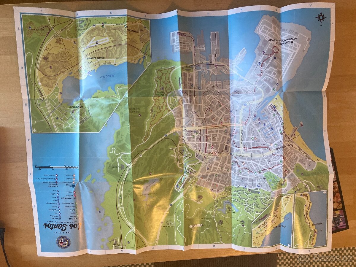 GTA V 5 kompletní originální balení (krabice + mapa) - 6