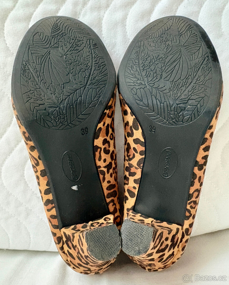 Leopardí lodičky Graceland – vel. 39 - 6