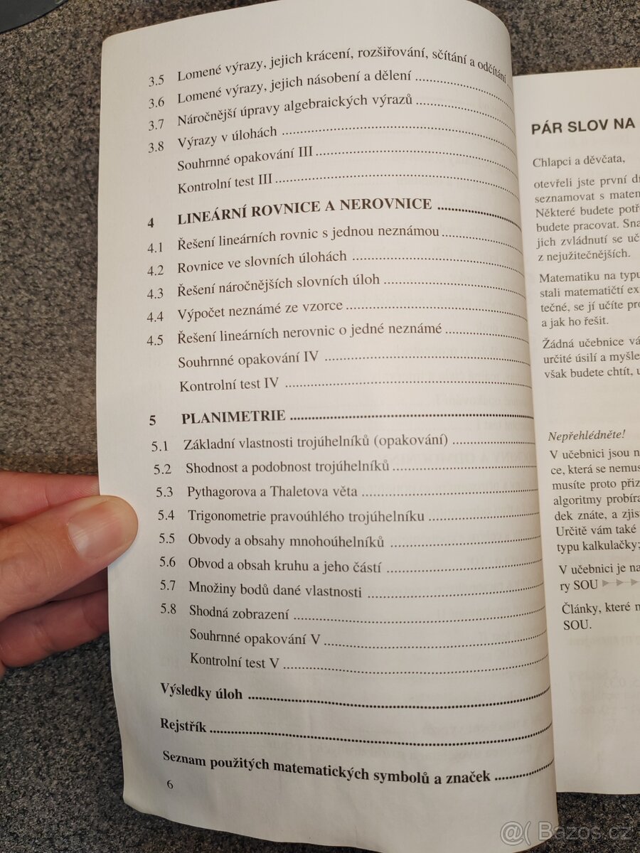 Učebnice matematiky pro SOU - 6