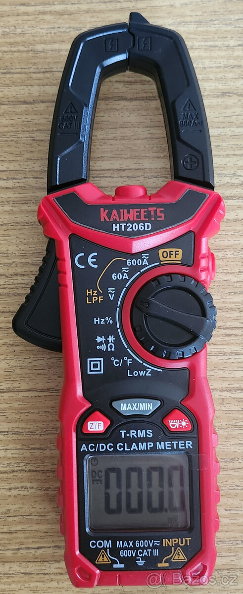 Digitální klešťový měřící přístroj HT206D - 6