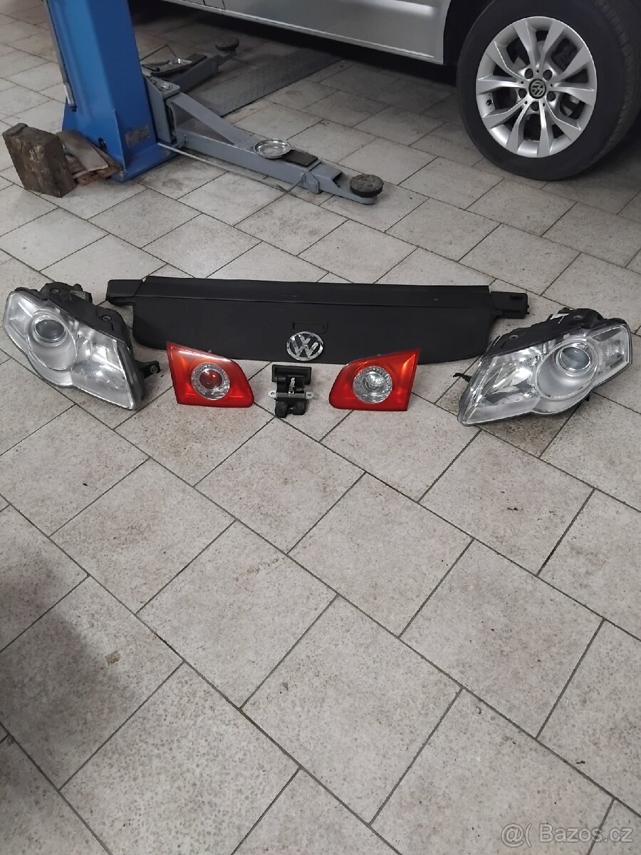 Vw B6 světla, roleta kufru - 6