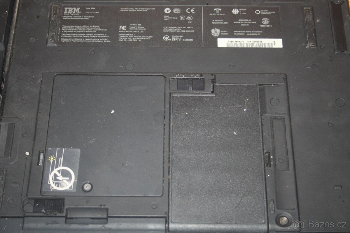 Historické IBM Thinkpad 600 a T41 - 6