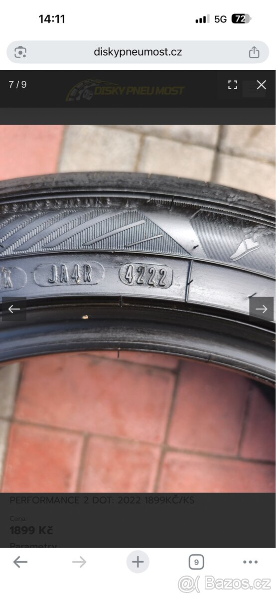 215/50R18 92V 8MM GOODYEAR EFFICIENT GRIP PERFORMANCE 2 - 6